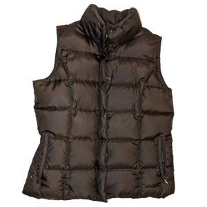 Brown Eddie Bauer Women's Vest with Goose Down